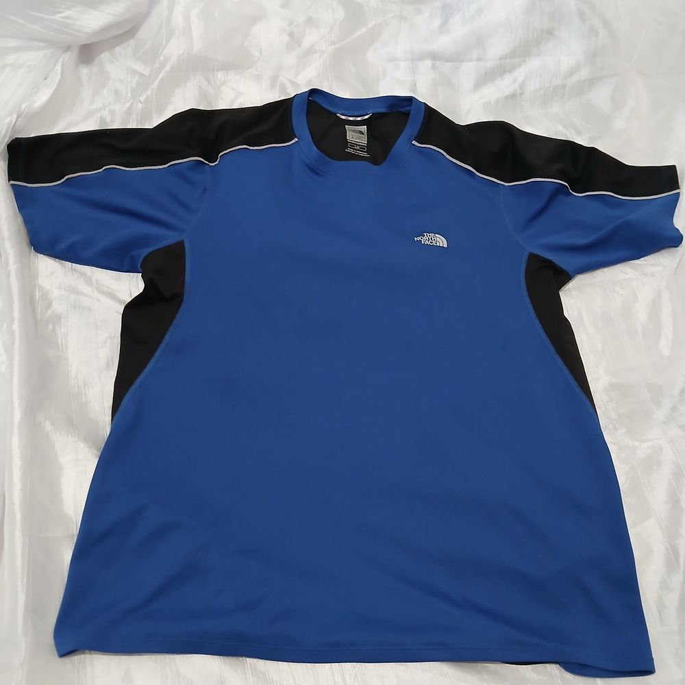 The North Face Blue and Black Athletic Shirt